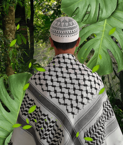 কেফিয়্যাহ ও সুতার টুপি_img_2
