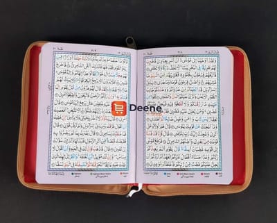 ৬ ইঞ্চি গোল্ডেন কভার কালার কোডেড কুরআন_img_3